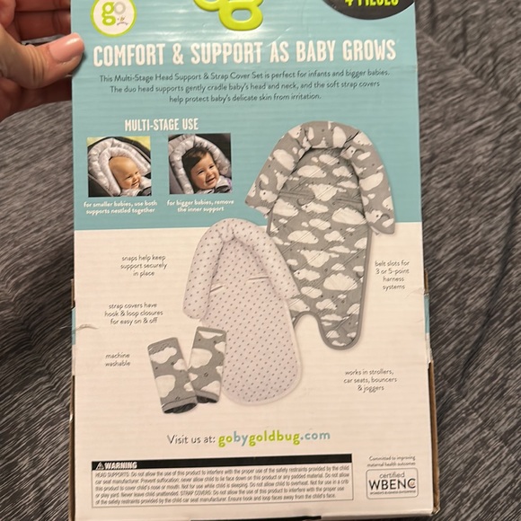 Duo Head Support & Strap Cover Set - Picture 2 of 2